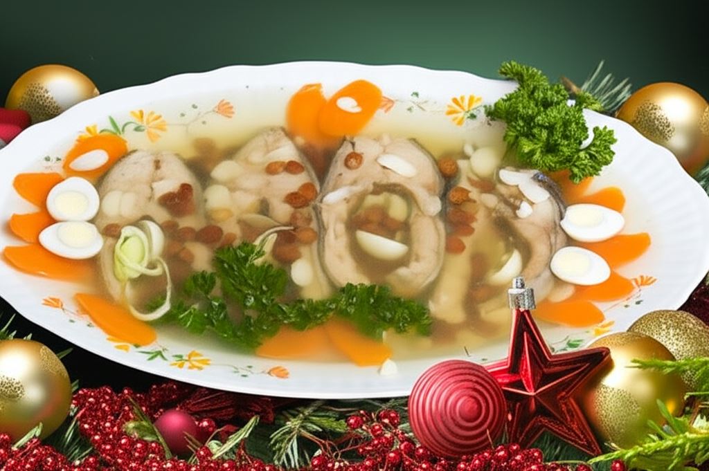 Karp w galarecie po żydowsku