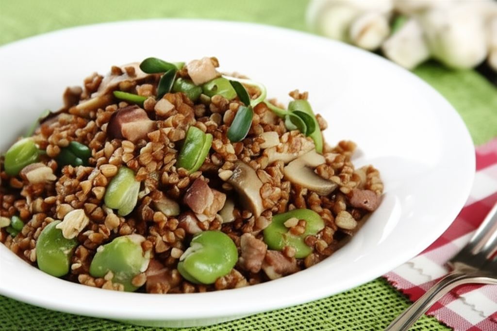 Kasza gryczana z boczkiem