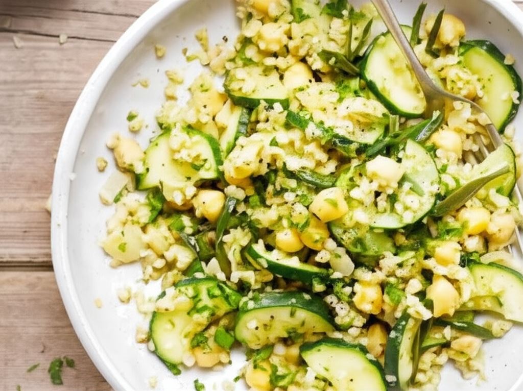 Kasza gryczana z cukinią