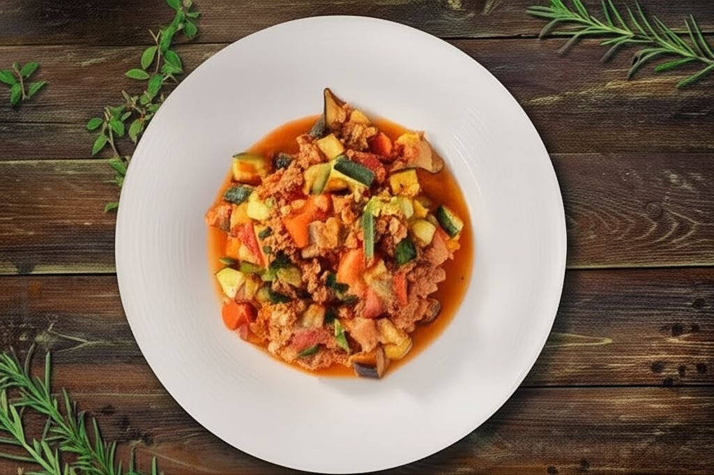 Kasza gryczana z warzywami