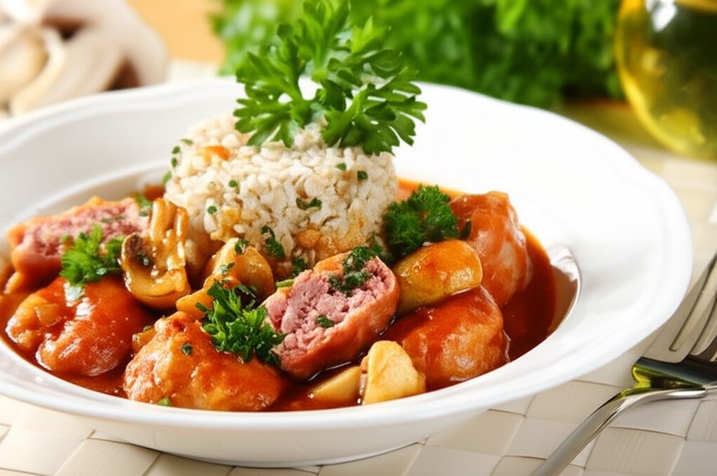 Kasza jęczmienna z pulpecikami