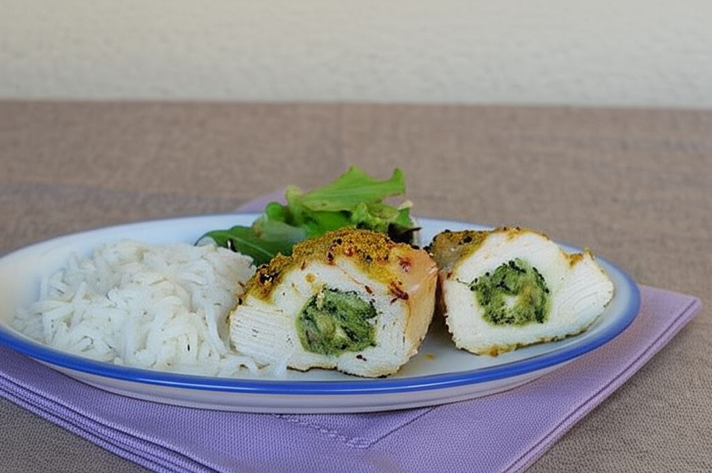 Kieszonki drobiowe z fetą i cukinią