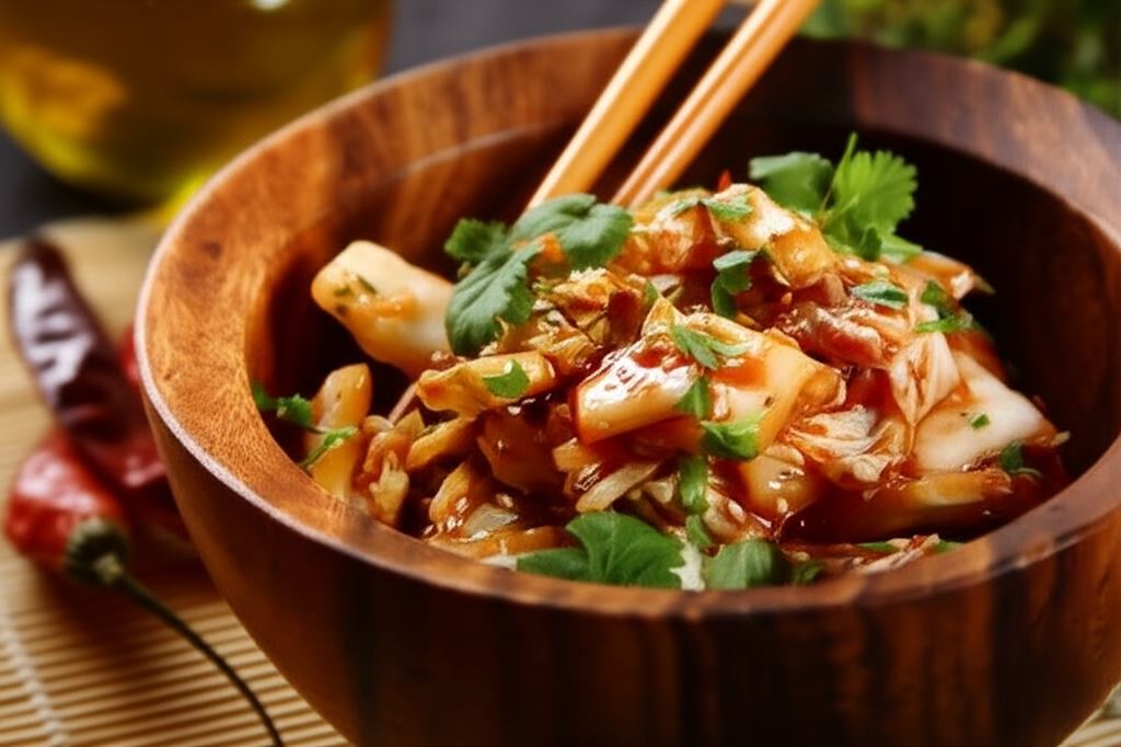 Kimchi sałatka z kapusty pekińskiej