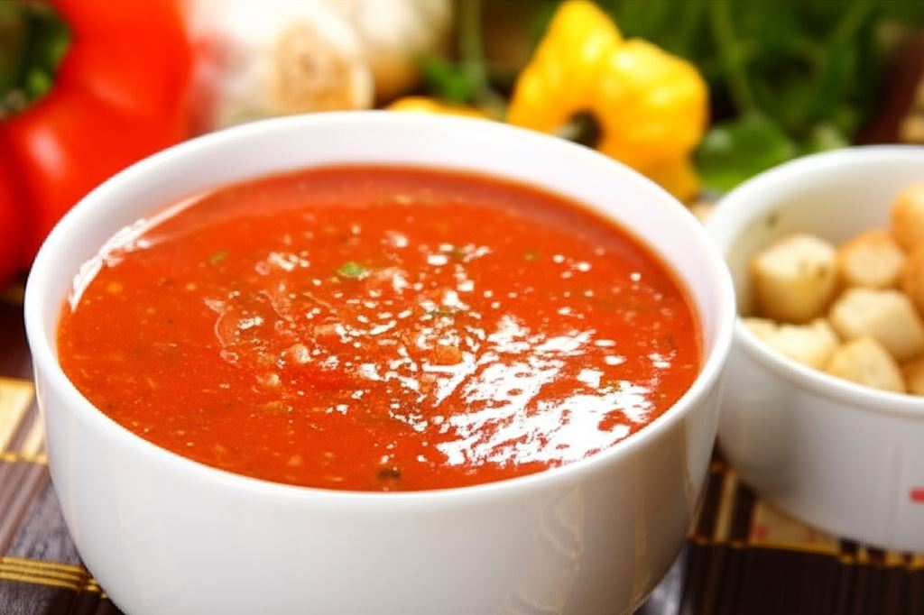 Klasyczne hiszpańskie gazpacho