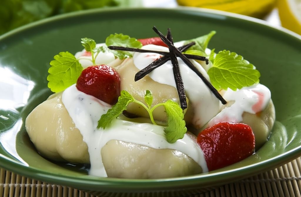 Knedle z truskawkami