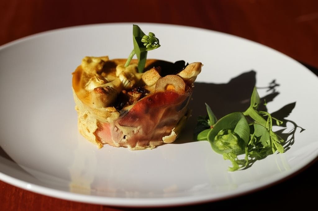 Kokilki ze szparagami i szynką parmeńską