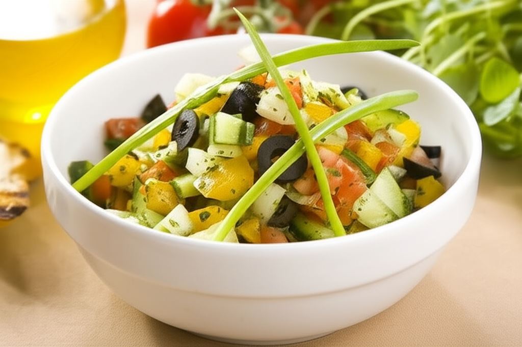 Kolorowa sałatka warzywna