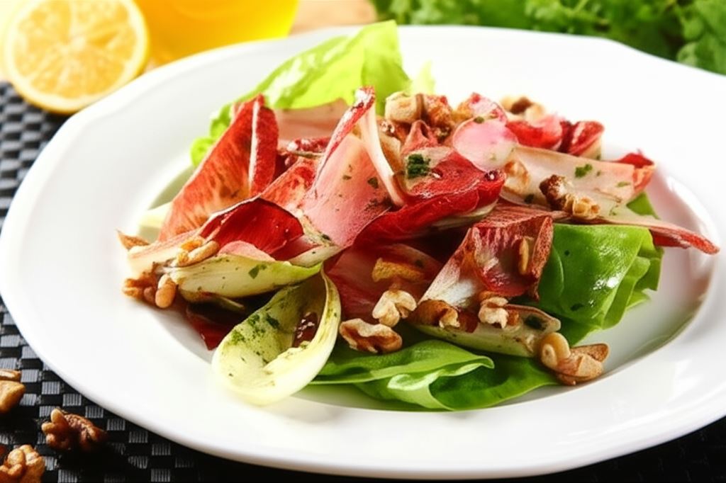 Kolorowa sałatka z cykorii