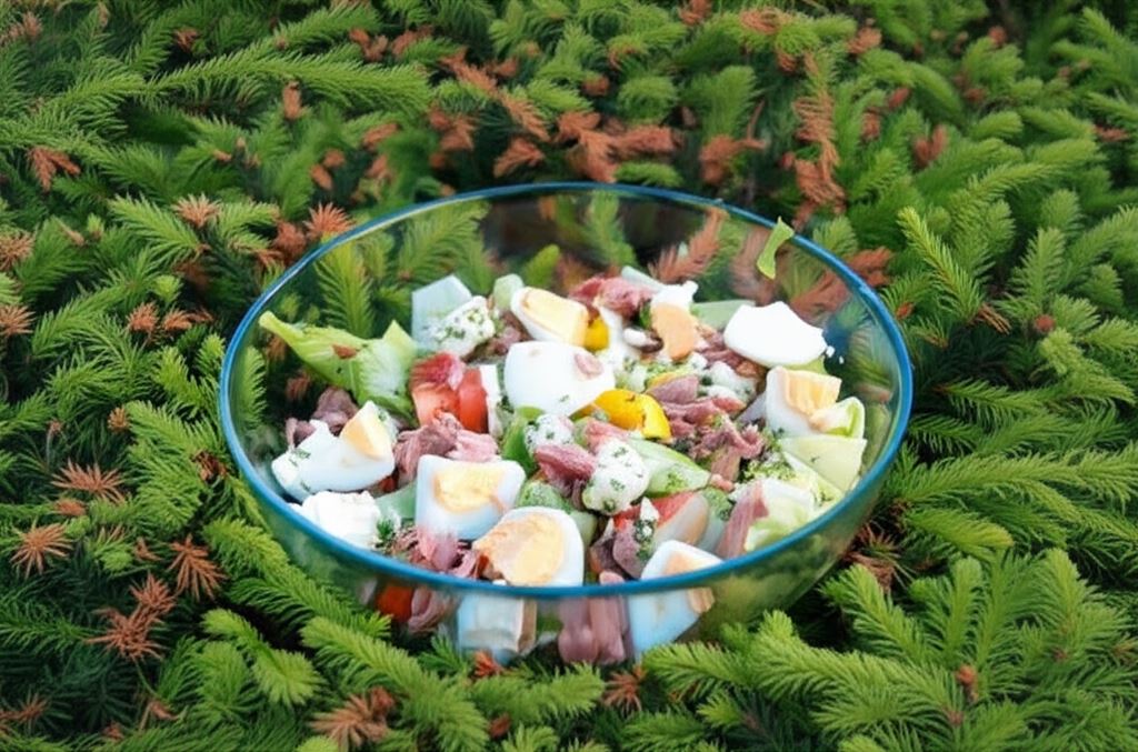 Kolorowa sałatka z tuńczykiem