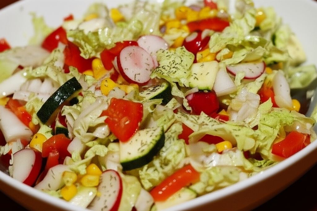 Kolorowa surówka zimowa