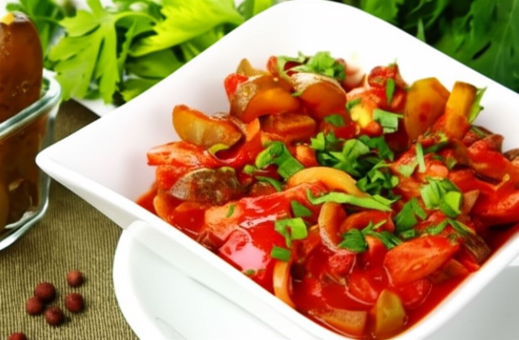 Kolorowy bigos (z ogórków kiszonych)