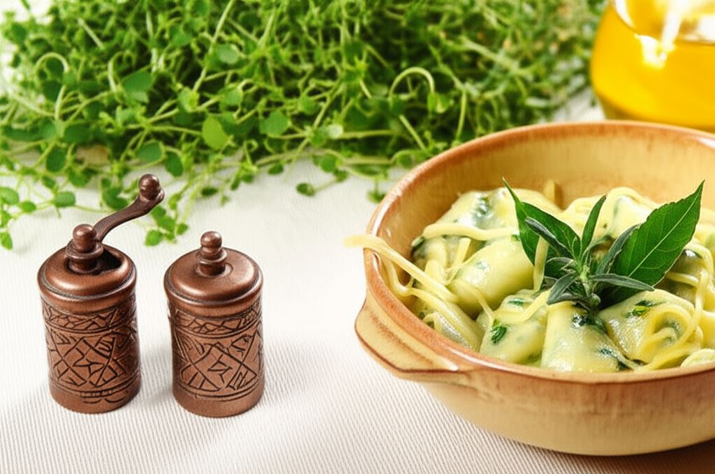 Kopytka ze szpinakiem