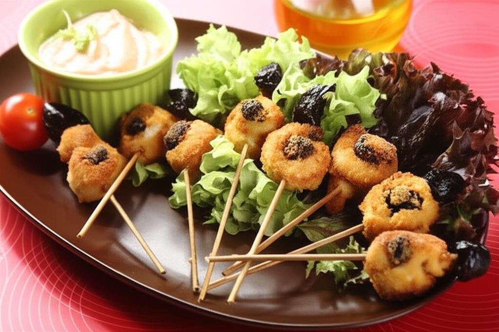 Koreczki z indyka ze śliwką