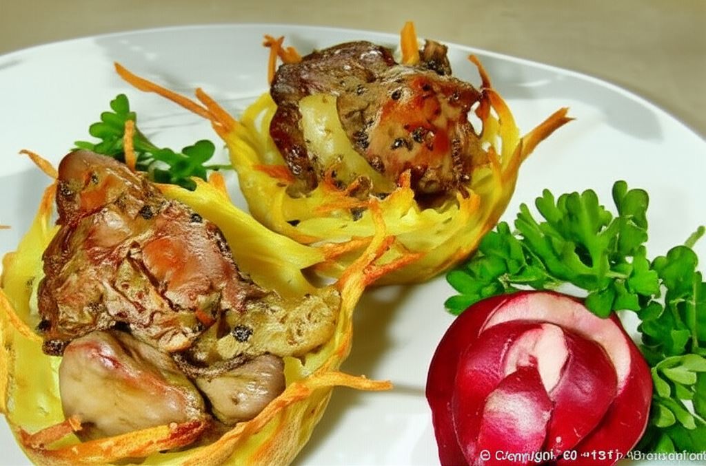 Koszyczek wątróbek