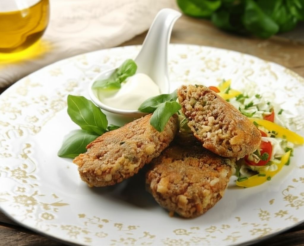 Kotleciki z kaszy gryczanej z pietruszką