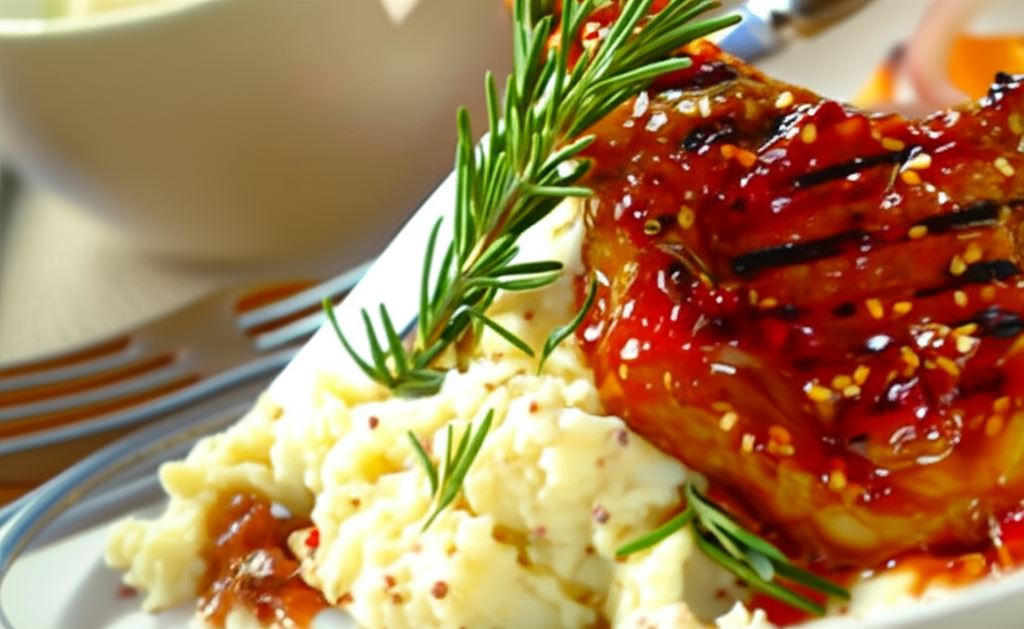 Kotlety jagnięce z grillowanymi warzywami