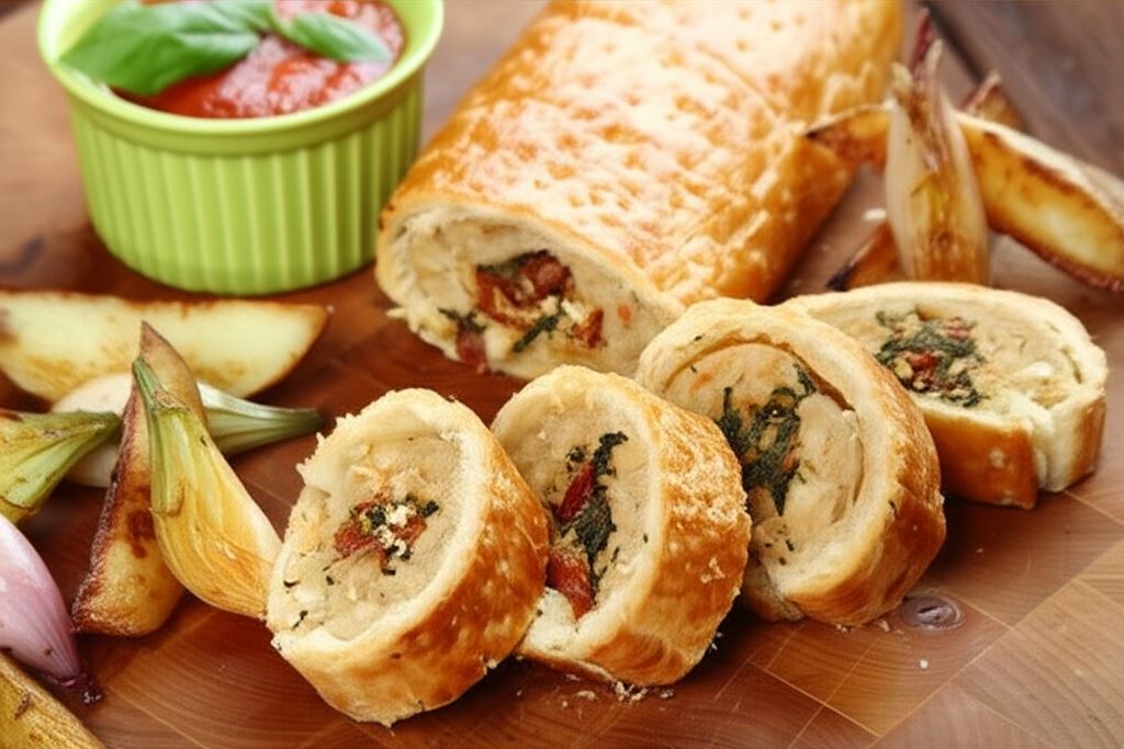 Kotlety mielone wellington z warzywami