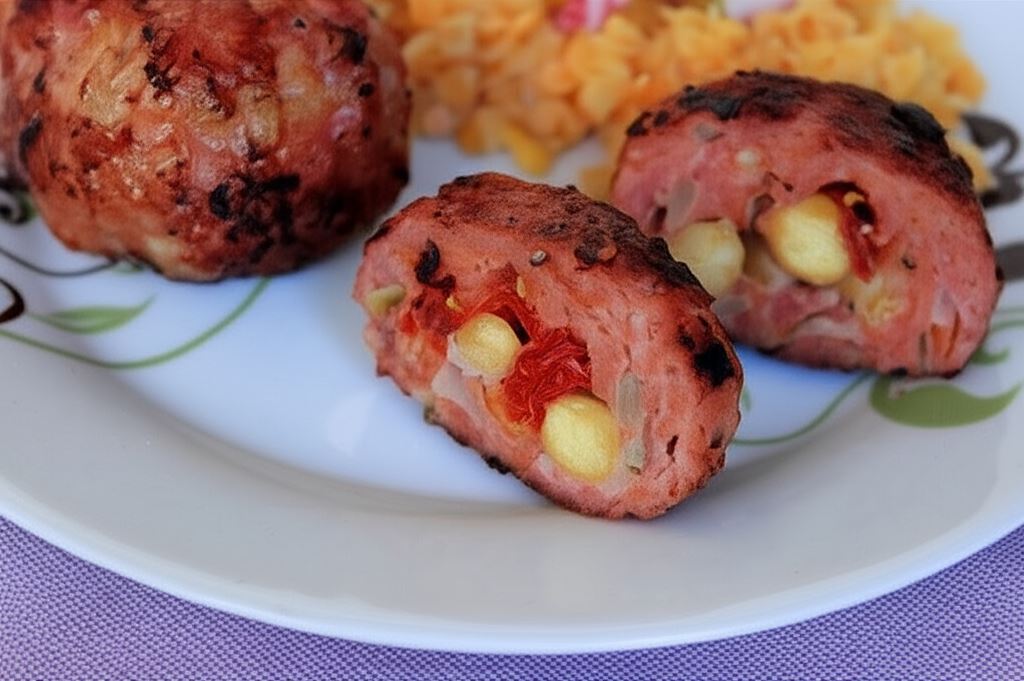 Kotlety mielone z ciecierzycą i suszonymi pomidorami