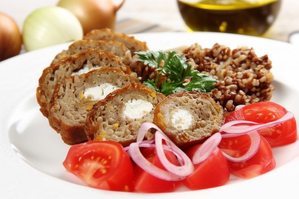 Kotlety mielone z cukinią i kozim serem