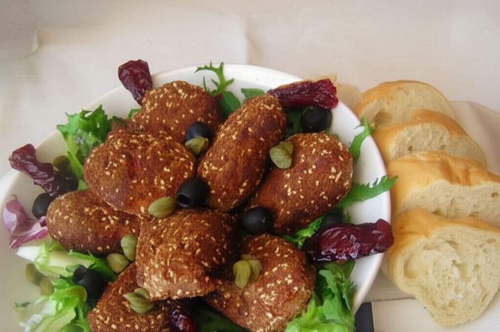 Kotlety mielone z indyka z dodatkiem sezamu