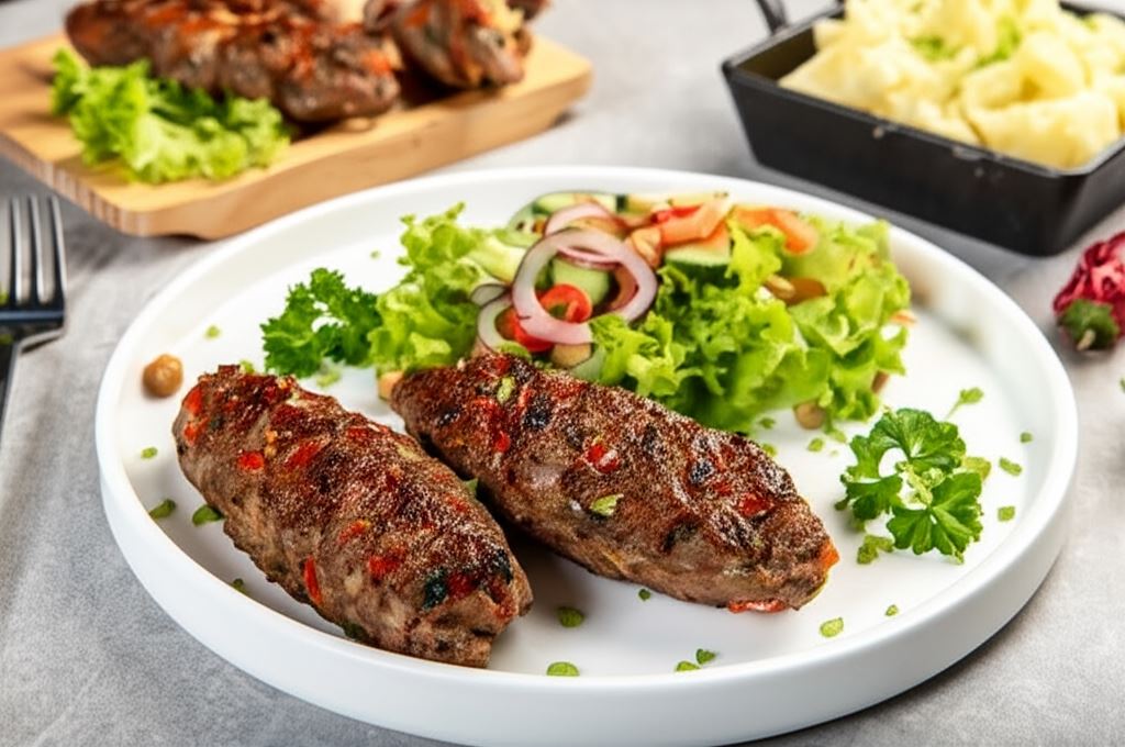 Kotlety mielone z papryką i serem