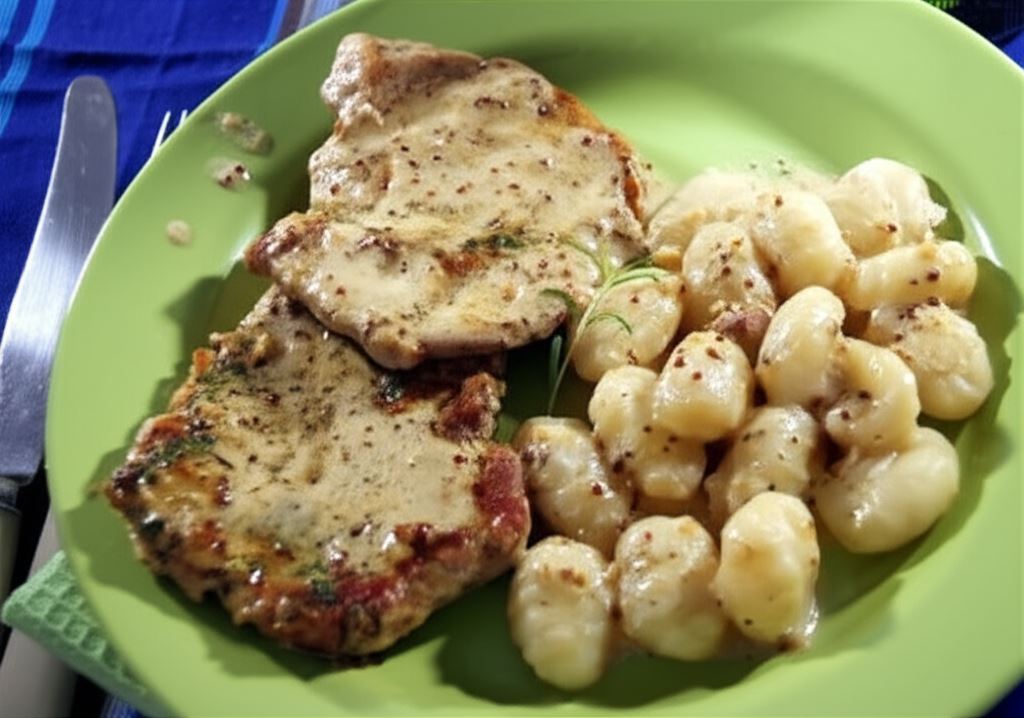 Kotlety w śmietanowo-musztardowym sosie