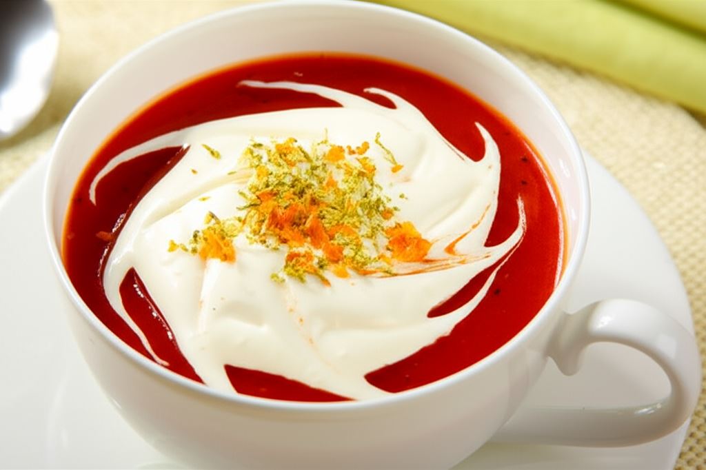 Krem z pomidorów z cytrusami