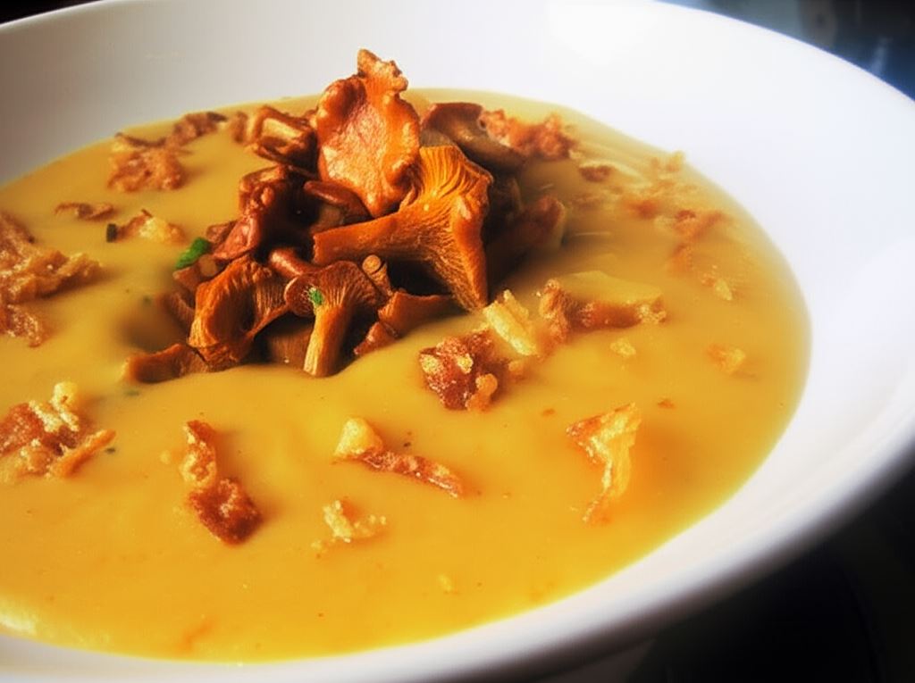 Kremowa kartoflanka z kurkami