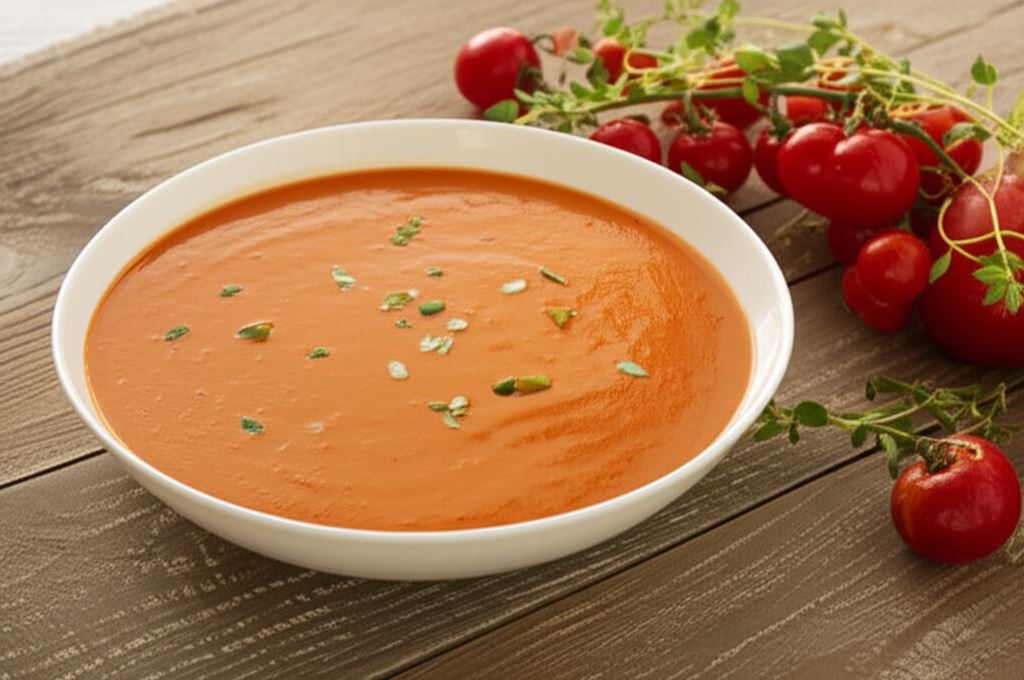 Kremowa zupa pomidorowa