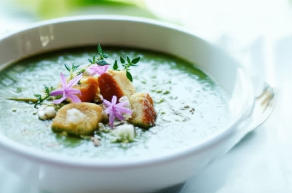 Kremowa zupa szpinakowa
