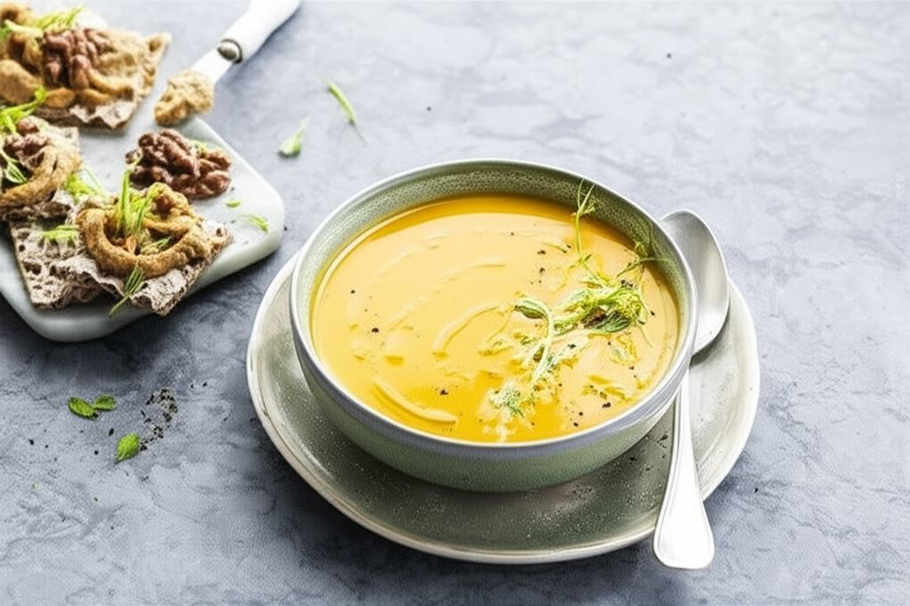 Kremowa zupa warzywna z curry