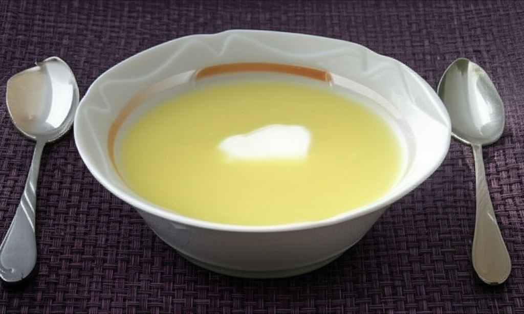 Kremowa zupa z białych szparagów