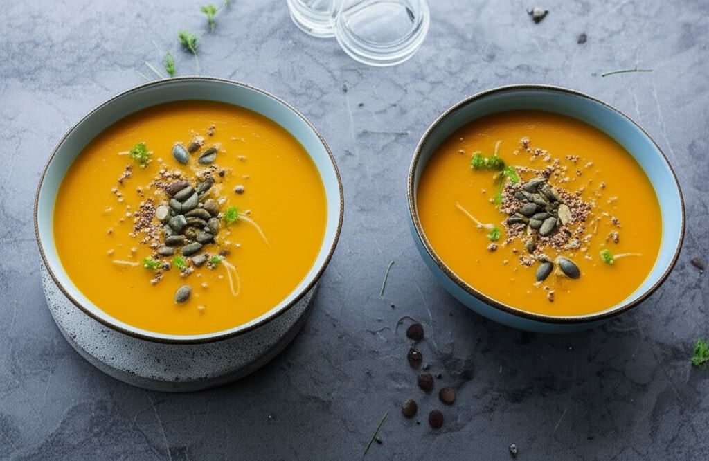 Kremowa zupa z soczewicy