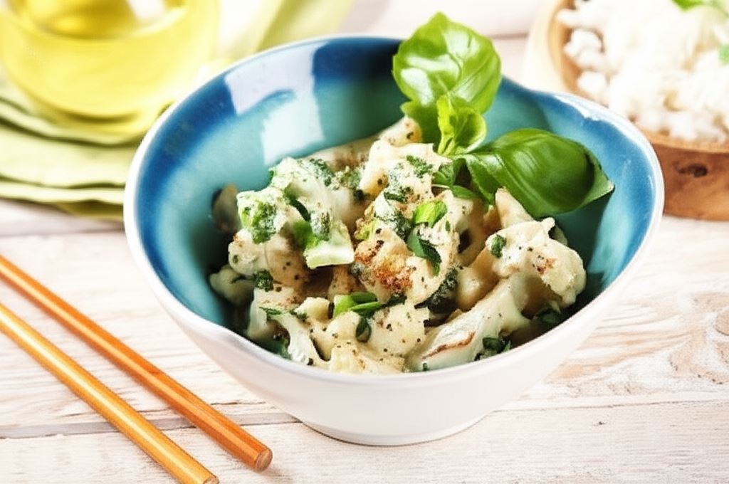 Kremowe brokuły z kalafiorem