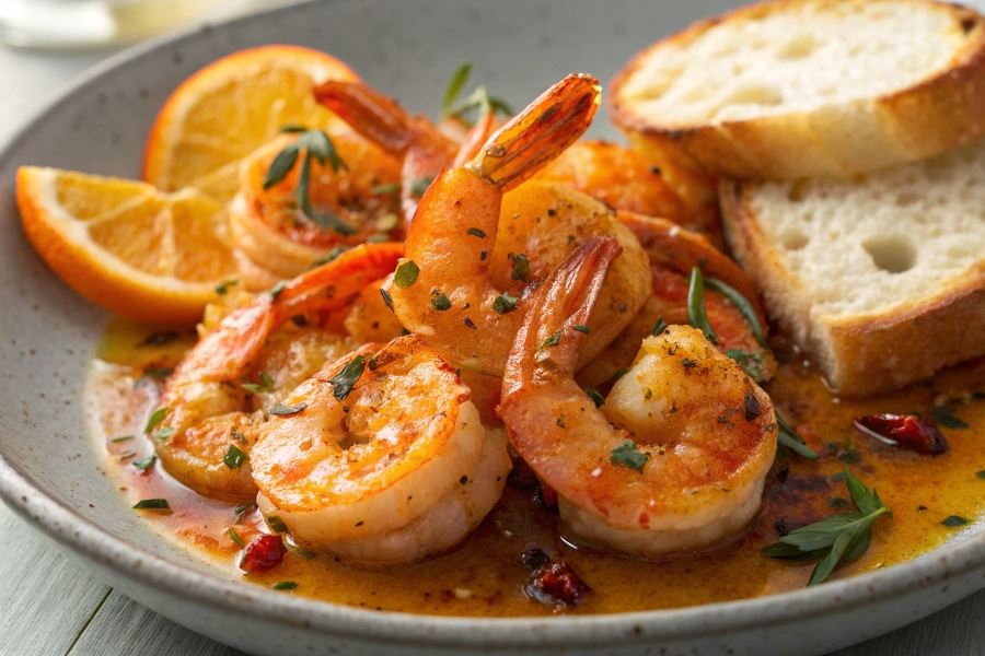 Krewetki pachnące pomarańczą