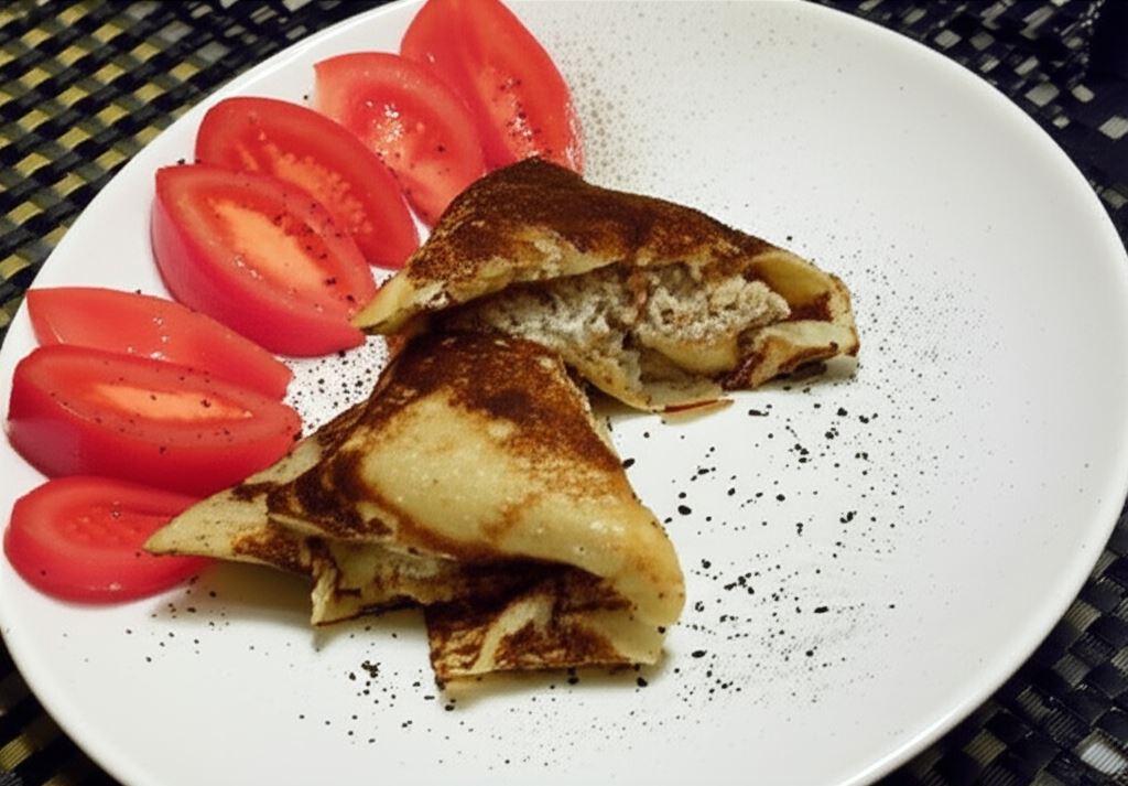 Krokiety z farszem serowo-gryczanym