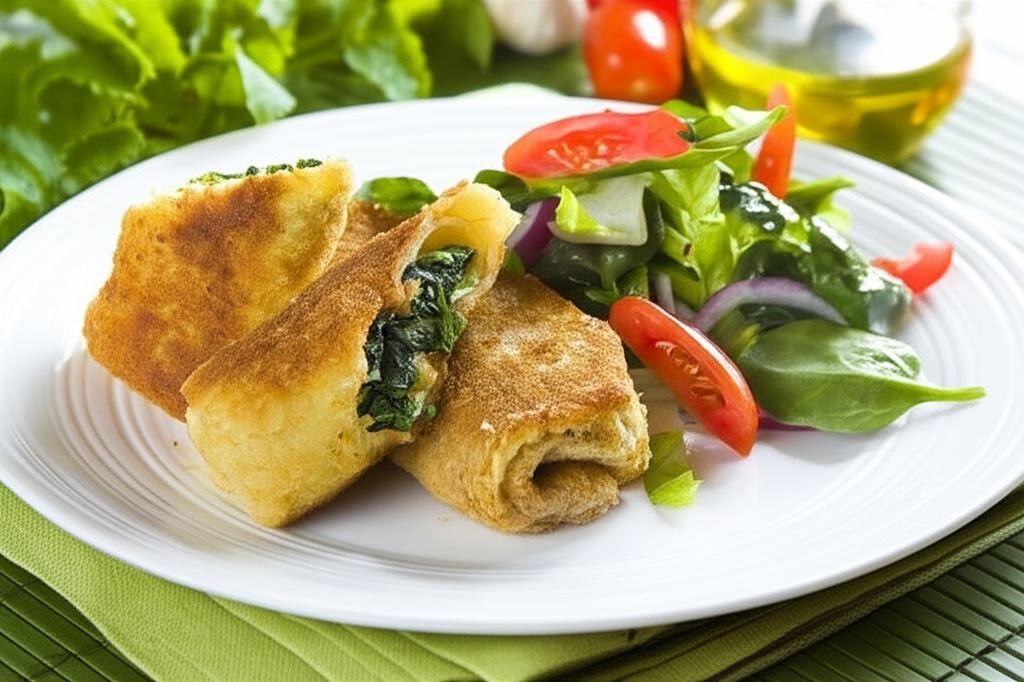 Krokiety ze szpinakiem i łososiem