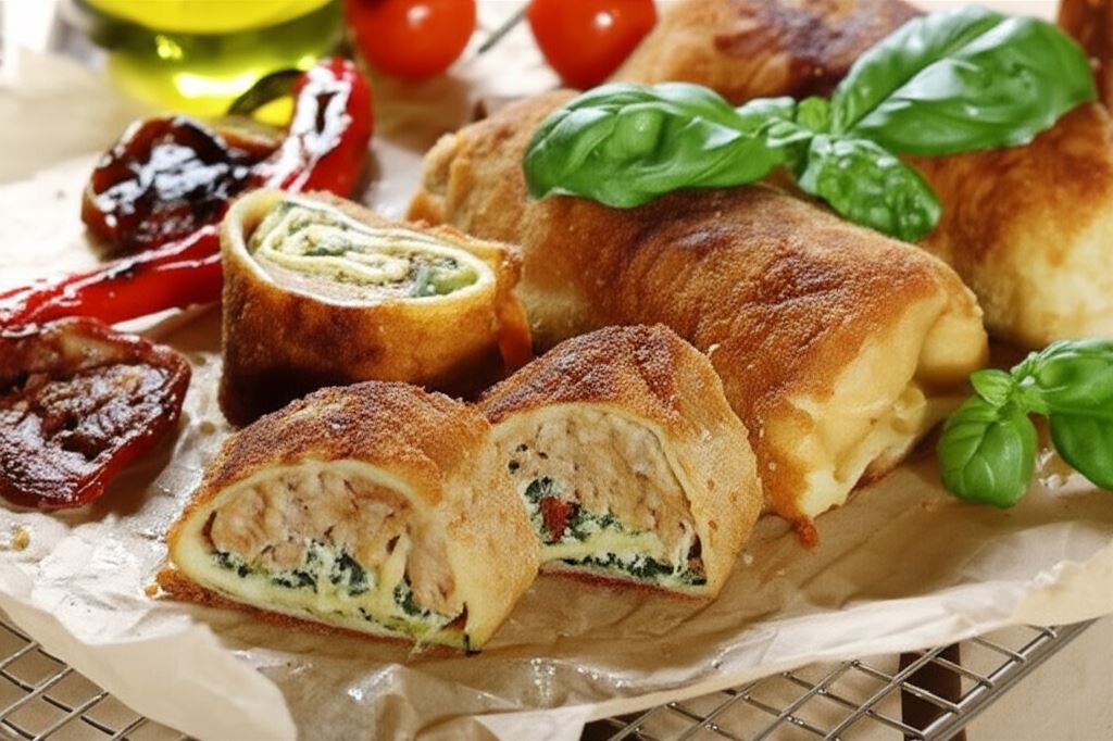 Krokiety ze szpinakiem