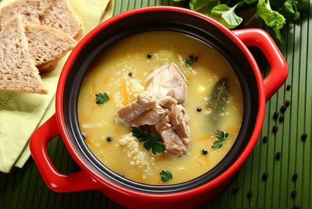 Krupnik staropolski z mięsem