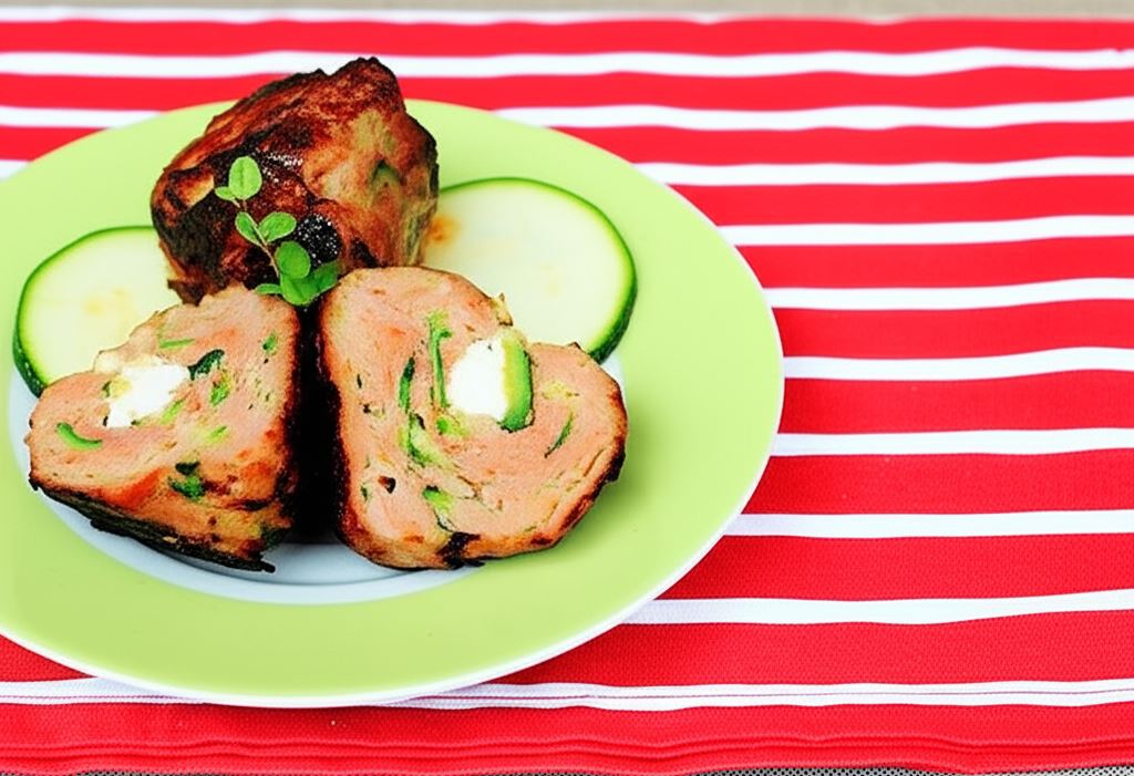 Kuleczki z mięsa mielonego z cukinią i fetą