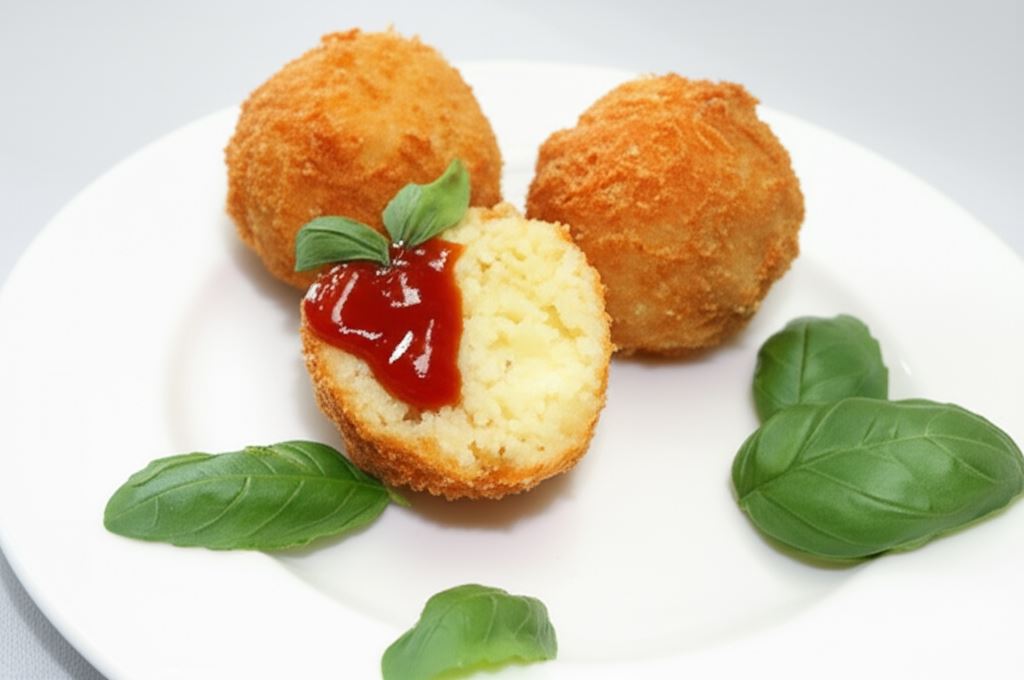 Kulki ryżowe z mozzarellą