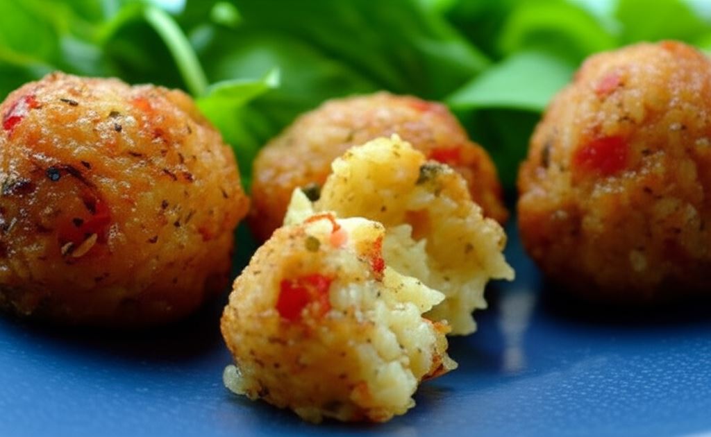 Kulki ryżowe z serem