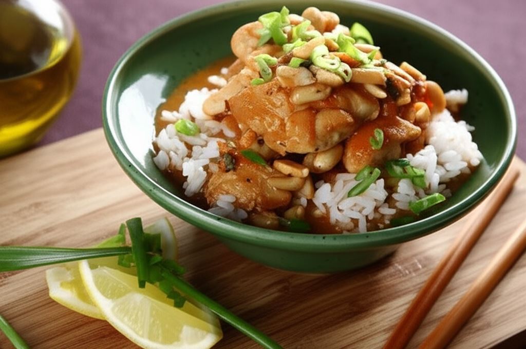 Kurczak po indyjsku z orzechami