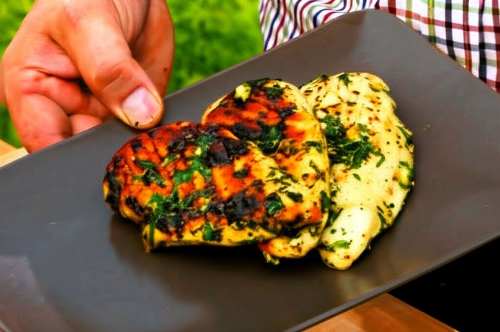 Kurczak w marynacie czosnkowo-ziołowej (francuskiej)