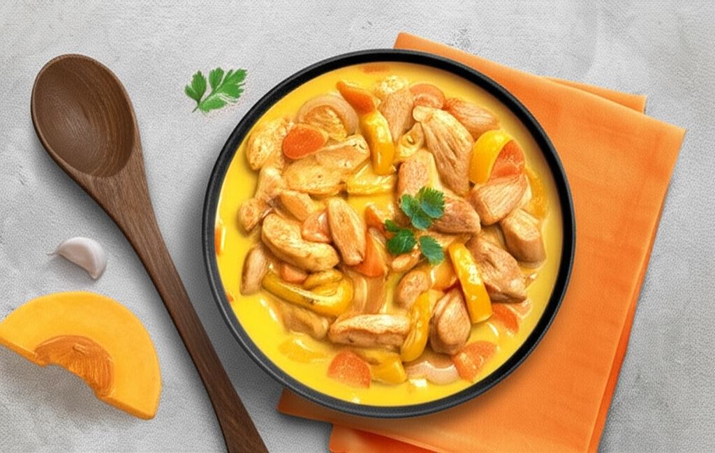 Kurczak w sosie dyniowym