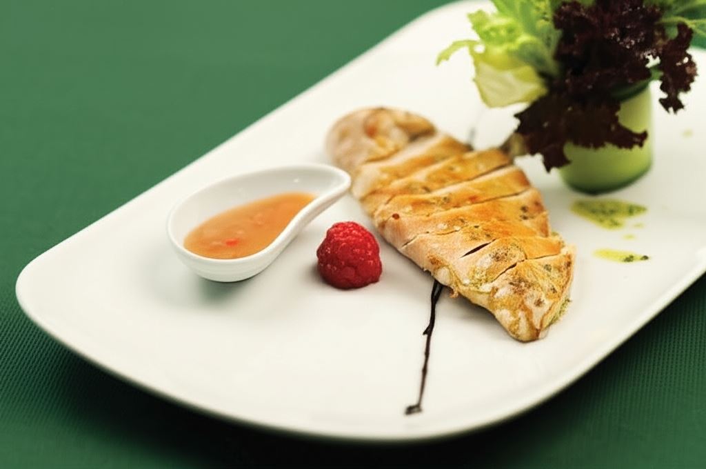 Kurczak w sosie malinowym