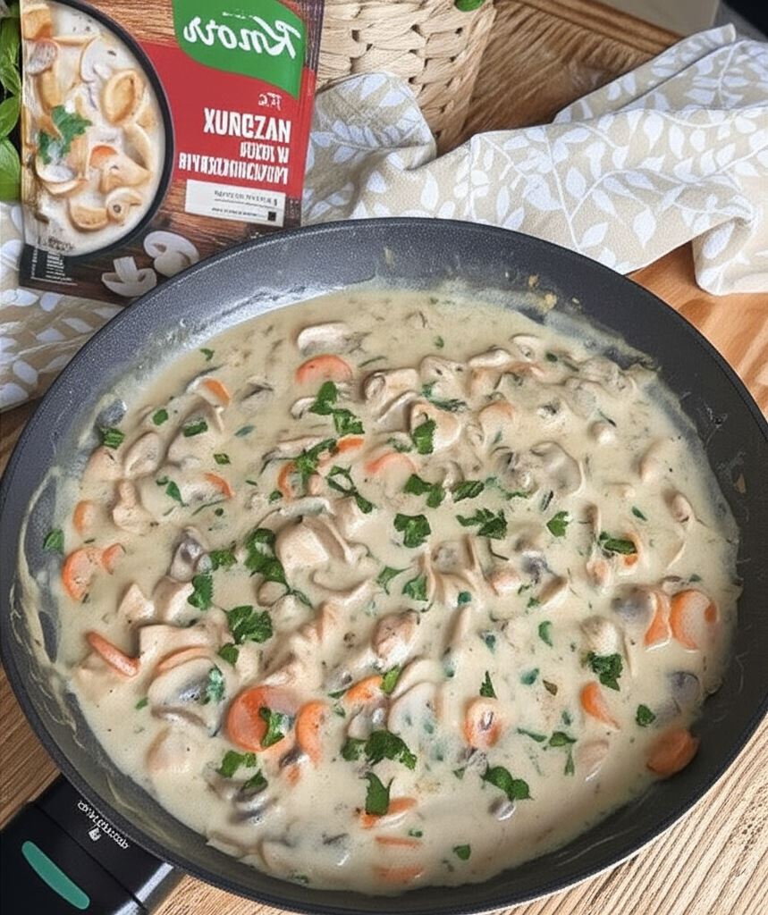 Kurczak w sosie pieczarkowym