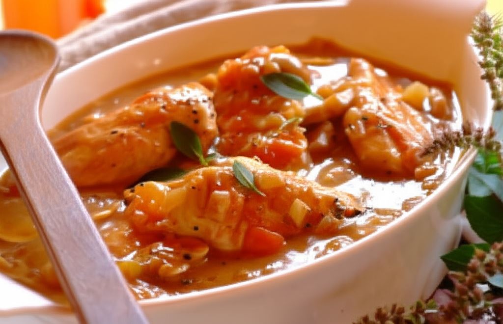 Kurczak w sosie Stroganoff