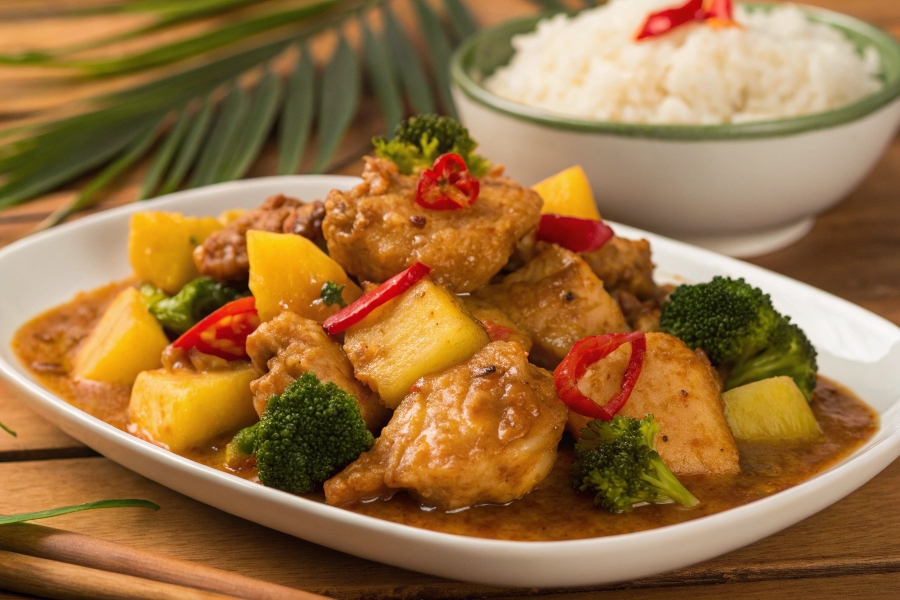 Kurczak w stylu hawajskim