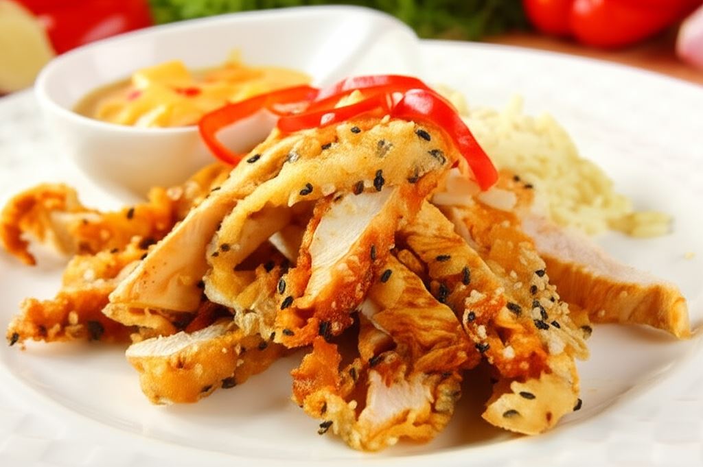 Kurczak z ananasem na sposób chiński